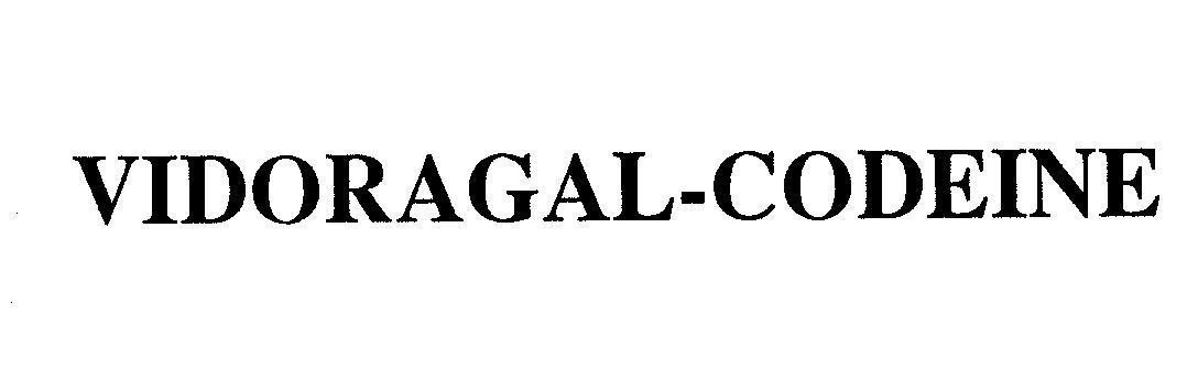 Mẫu nhãn hiệu VIDORAGAL CODEINE