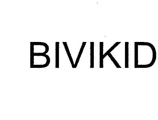 Mẫu nhãn hiệu BIVIKID