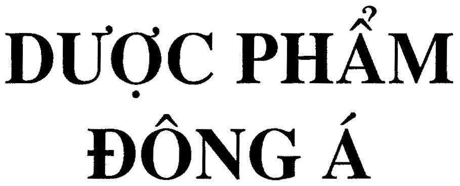 Mẫu nhãn hiệu Dược Phẩm Đông á