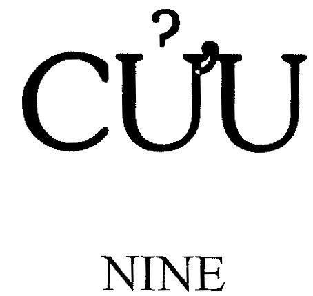 Mẫu nhãn hiệu CUU NINE