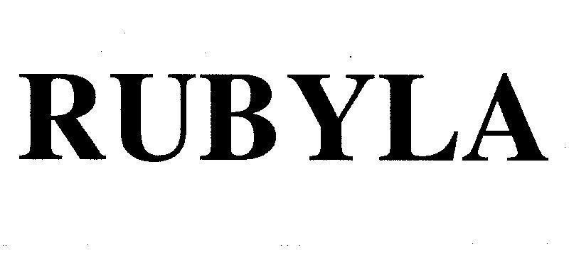 Mẫu nhãn hiệu RUBYLA