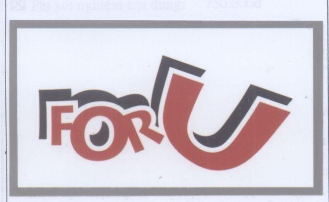 Mẫu nhãn hiệu FORU