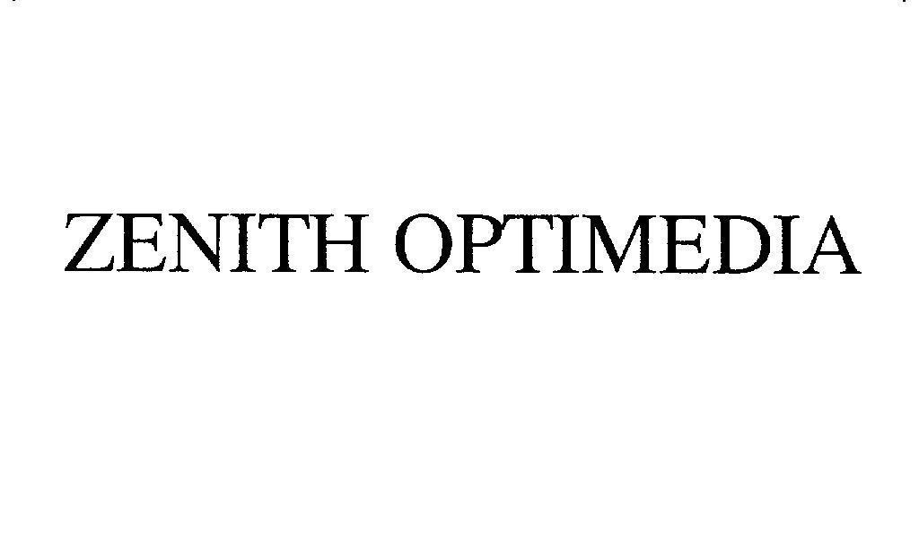 Mẫu nhãn hiệu ZENITH OPTIMEDIA