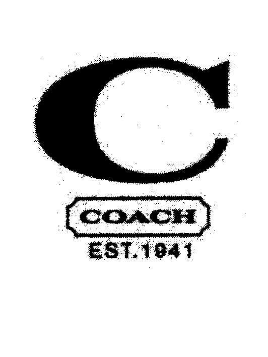 Mẫu nhãn hiệu C COACH EST 1941