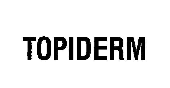 Mẫu nhãn hiệu TOPIDERM