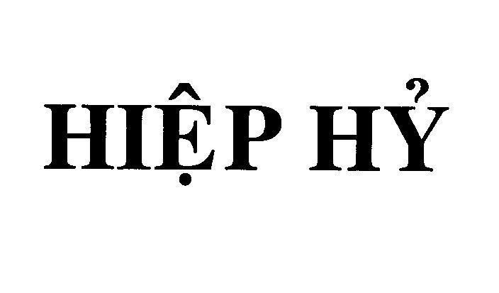 Mẫu nhãn hiệu Hiệp Hỷ