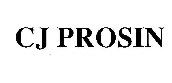 Mẫu nhãn hiệu CJ PROSIN
