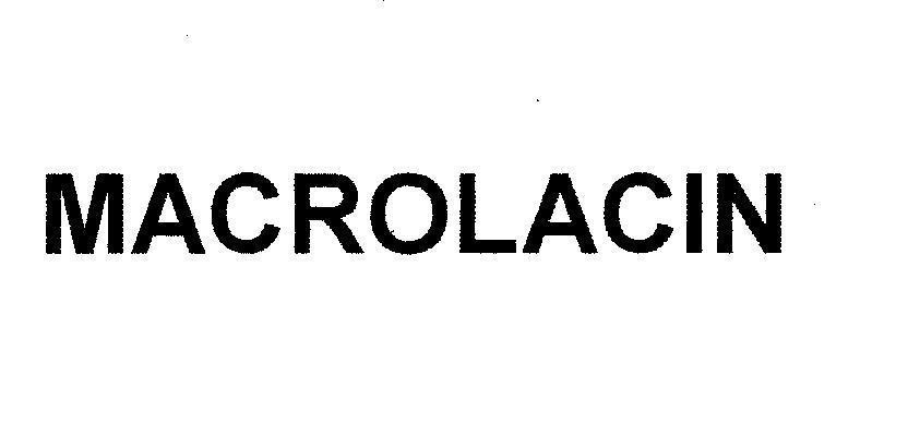 Mẫu nhãn hiệu MACROLACIN