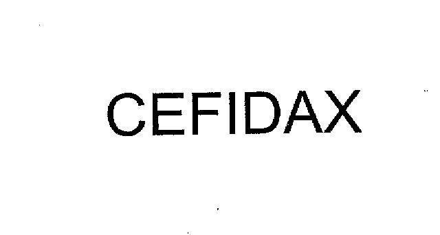 Mẫu nhãn hiệu CEFIDAX