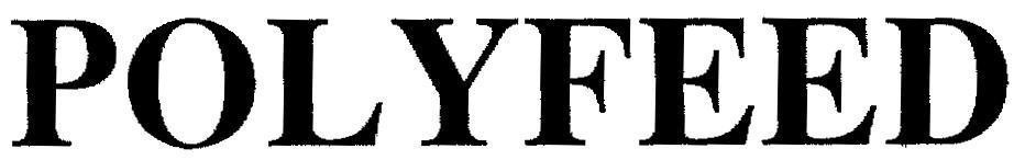 Mẫu nhãn hiệu POLYFEED