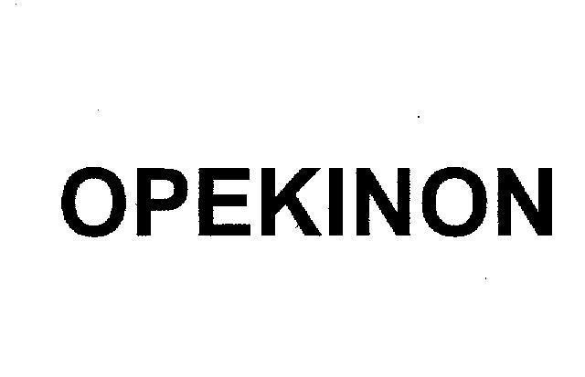 Mẫu nhãn hiệu OPEKINON