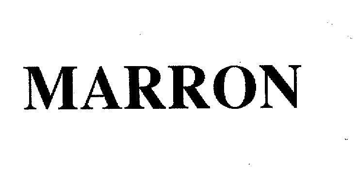 Mẫu nhãn hiệu MARRON