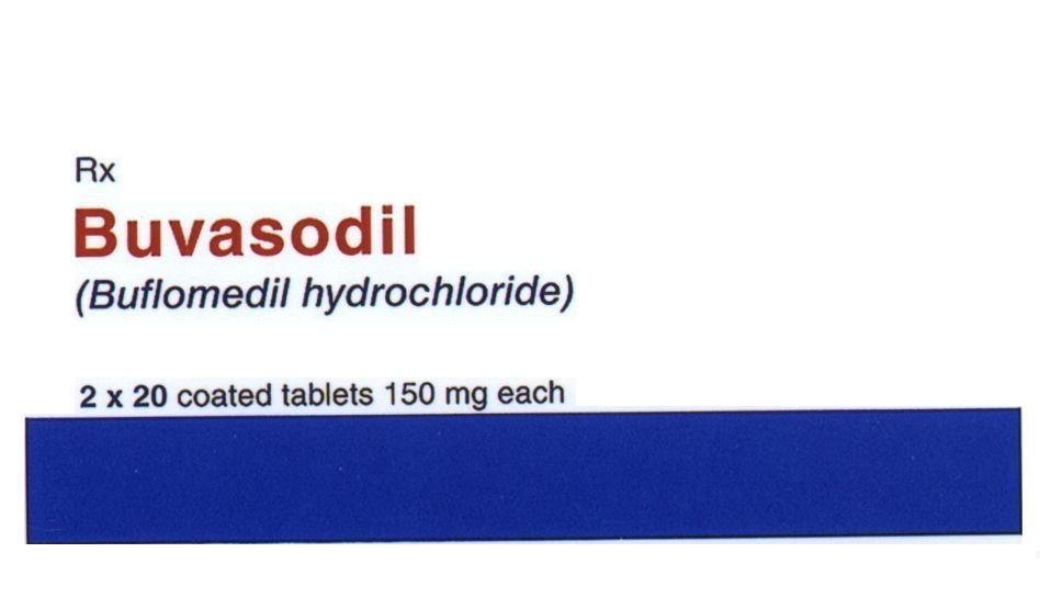 Mẫu nhãn hiệu BUVASODIL BUFLOMEDIL HYDROCHLORIDE