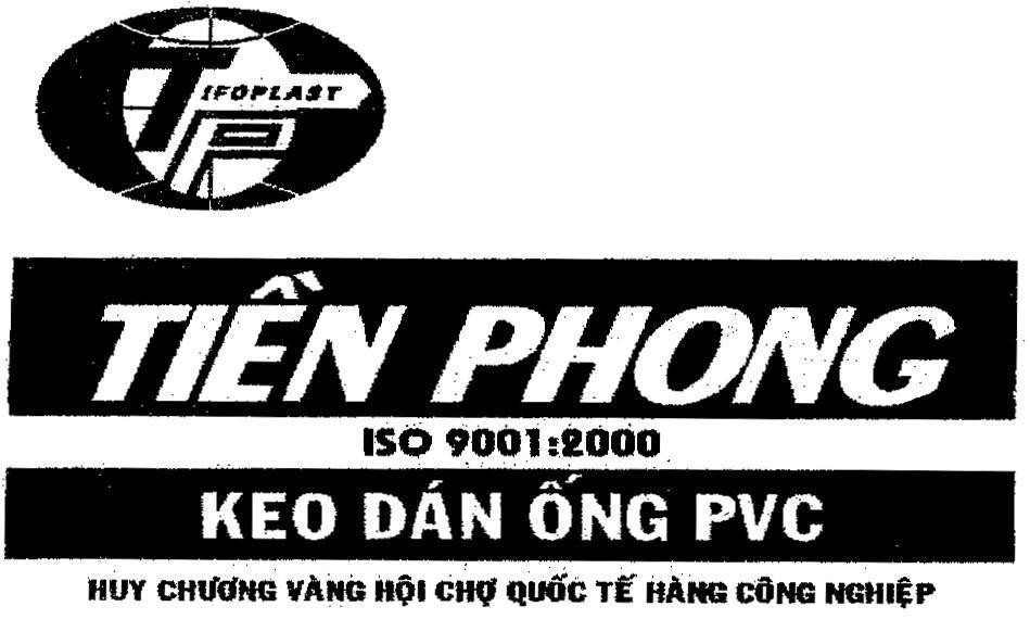 Mẫu nhãn hiệu Tiền Phong TIFOPLAST TP Keo Dán ống PVC