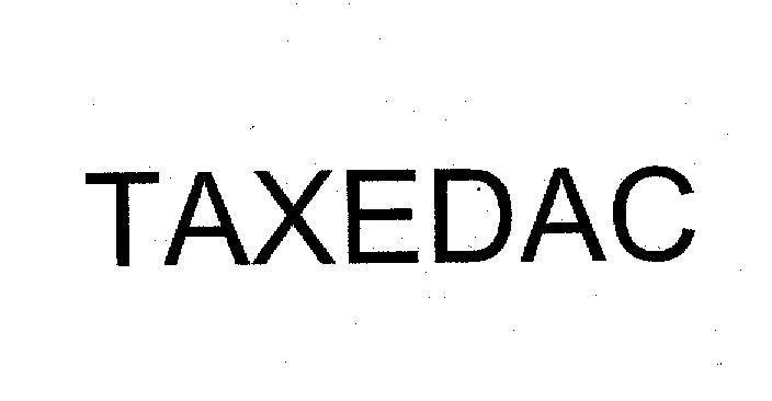 Mẫu nhãn hiệu TAXEDAC