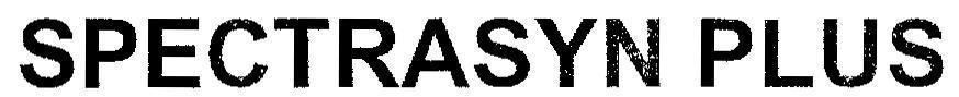 Mẫu nhãn hiệu SPECTRASYN PLUS
