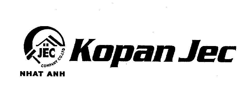Mẫu nhãn hiệu KOPAN JEC NHAT ANH JEC COMPANY CO LTD