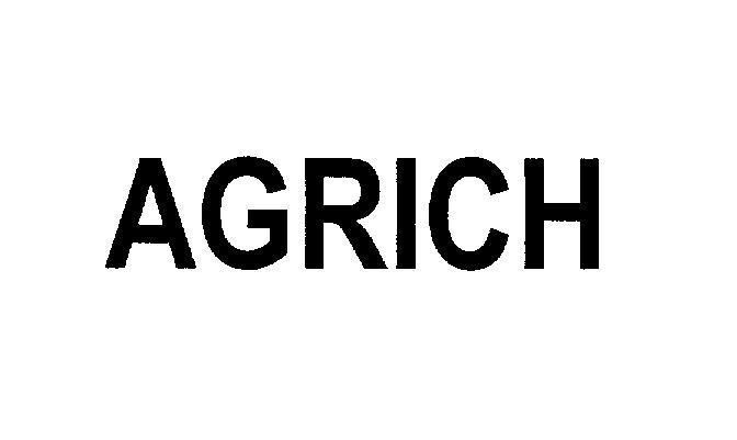 Mẫu nhãn hiệu AGRICH