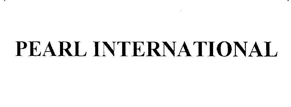 Mẫu nhãn hiệu PEARL INTERNATIONAL