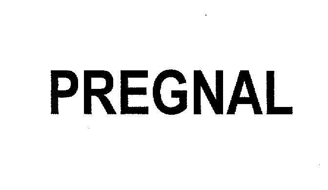 Mẫu nhãn hiệu PREGNAL
