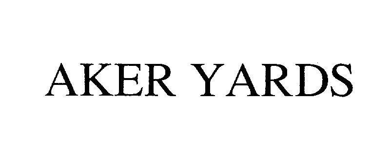 Mẫu nhãn hiệu AKER YARDS