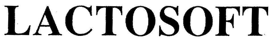 Mẫu nhãn hiệu LACTOSOFT
