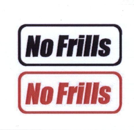 Mẫu nhãn hiệu NO FRILLS