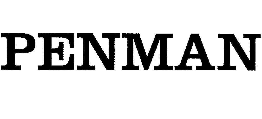 Mẫu nhãn hiệu PENMAN