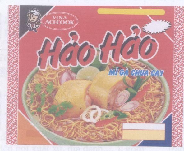 Mẫu nhãn hiệu VINA ACECOOK Hảo Hảo Mì Gà Chua Cay