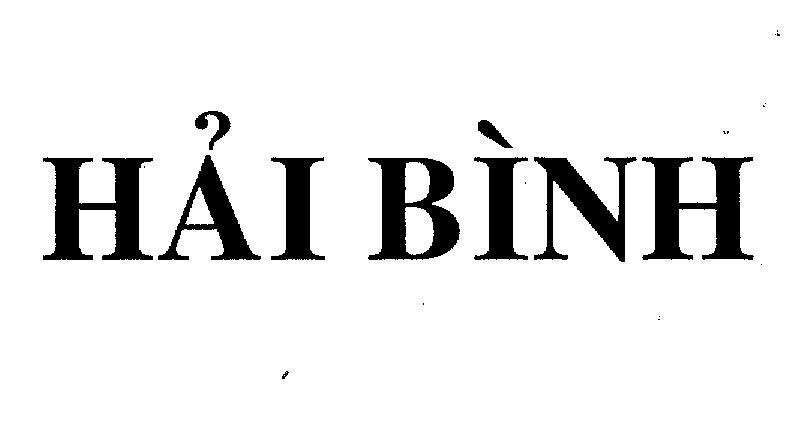 Mẫu nhãn hiệu HảI BìNH