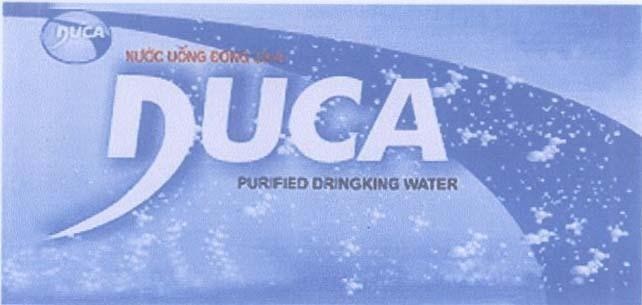 Mẫu nhãn hiệu DUCA Nước Uống Đóng Chai