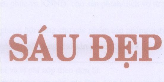 Mẫu nhãn hiệu SáU ĐẹP