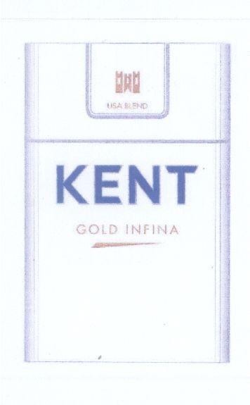 Mẫu nhãn hiệu KENT GOLD INFINA USA BLEND