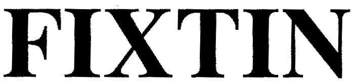 Mẫu nhãn hiệu FIXTIN