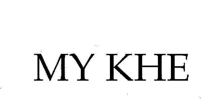 Mẫu nhãn hiệu MY KHE