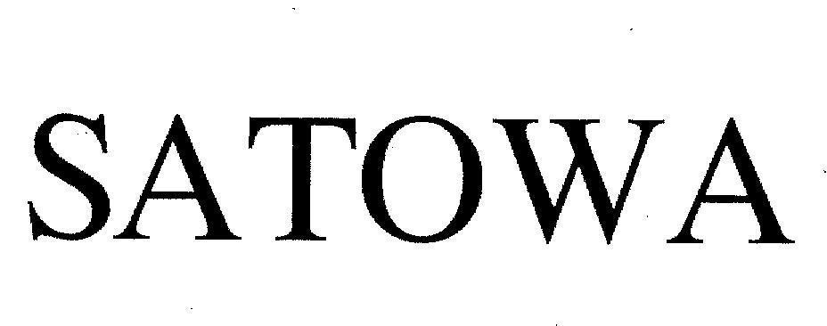 Mẫu nhãn hiệu SATOWA