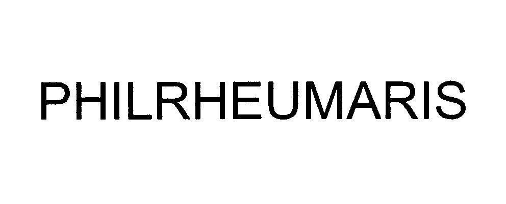 Mẫu nhãn hiệu PHILRHEUMARIS