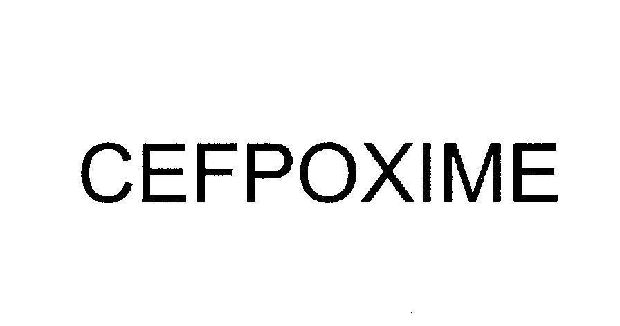 Mẫu nhãn hiệu CEFPOXIME