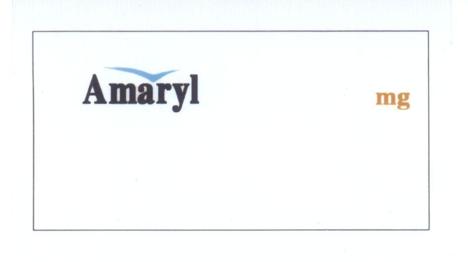 Mẫu nhãn hiệu AMARYL MG