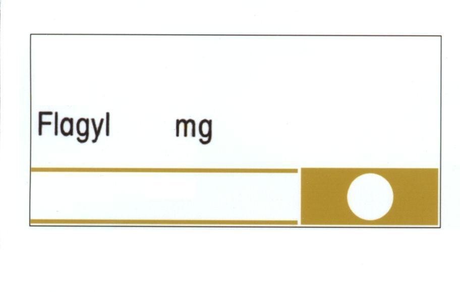 Mẫu nhãn hiệu FLAGYL MG