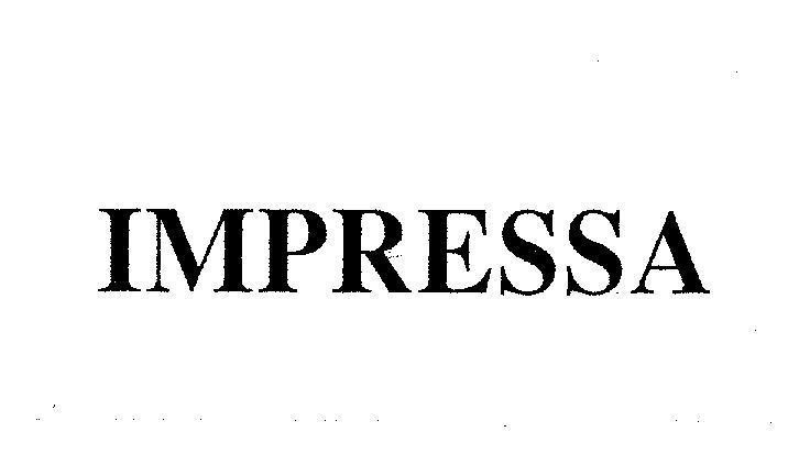 Mẫu nhãn hiệu IMPRESSA