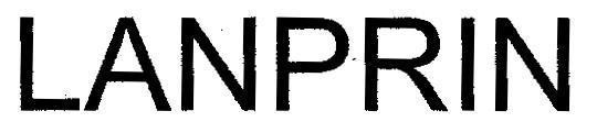 Mẫu nhãn hiệu LANPRIN