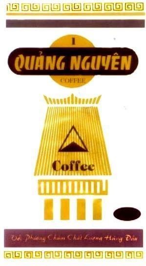 Mẫu nhãn hiệu Quảng Nguyên VớI PHƯƠNG CHÂM CHấT LƯợNG HàNG ĐầU COFFEE