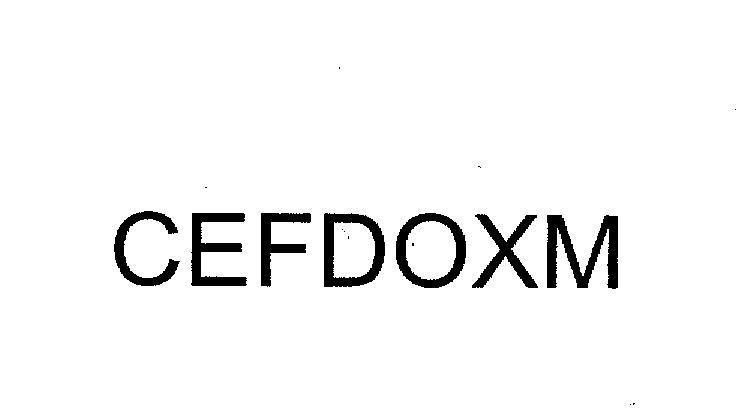 Mẫu nhãn hiệu CEFDOXM