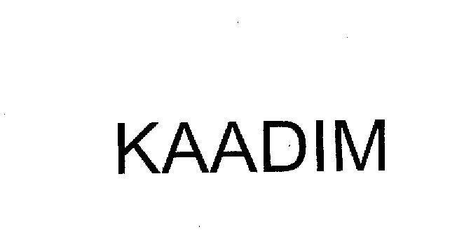 Mẫu nhãn hiệu KAADIM