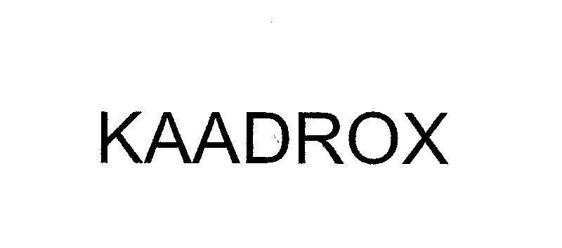 Mẫu nhãn hiệu KAADROX