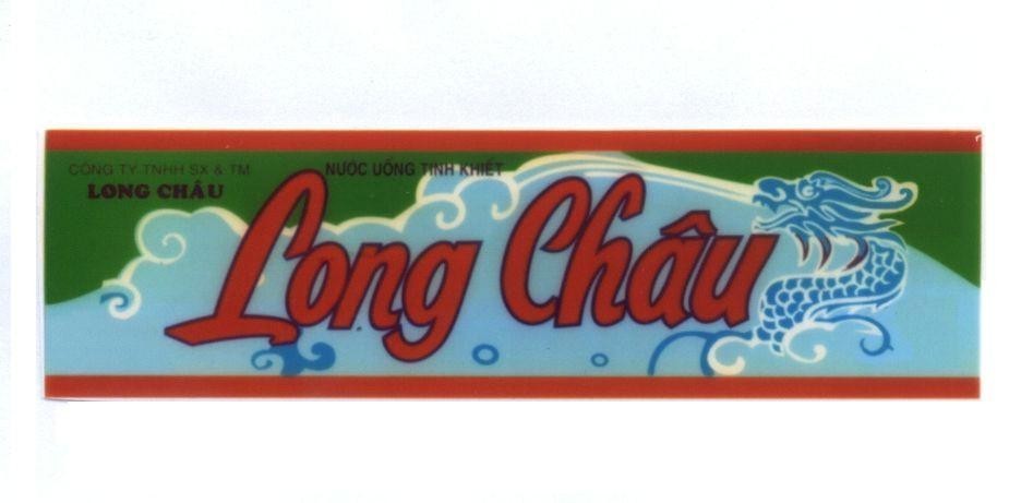 Mẫu nhãn hiệu Long Châu Nước uống tinh khiết