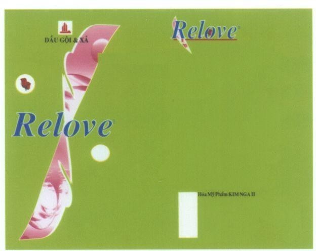 Mẫu nhãn hiệu RELOVE KIM NGA II HóA Mỹ PHẩM