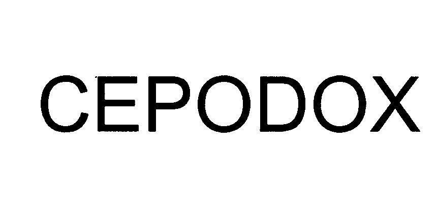 Mẫu nhãn hiệu CEPODOX