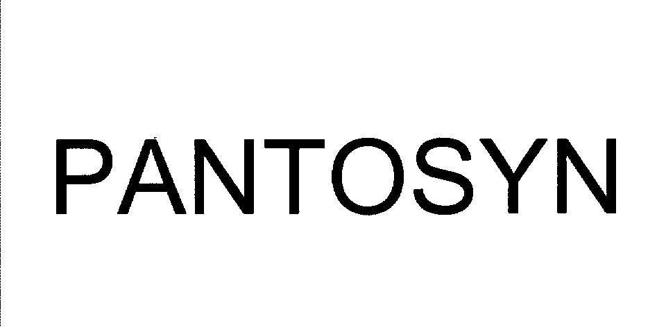 Mẫu nhãn hiệu PANTOSYN